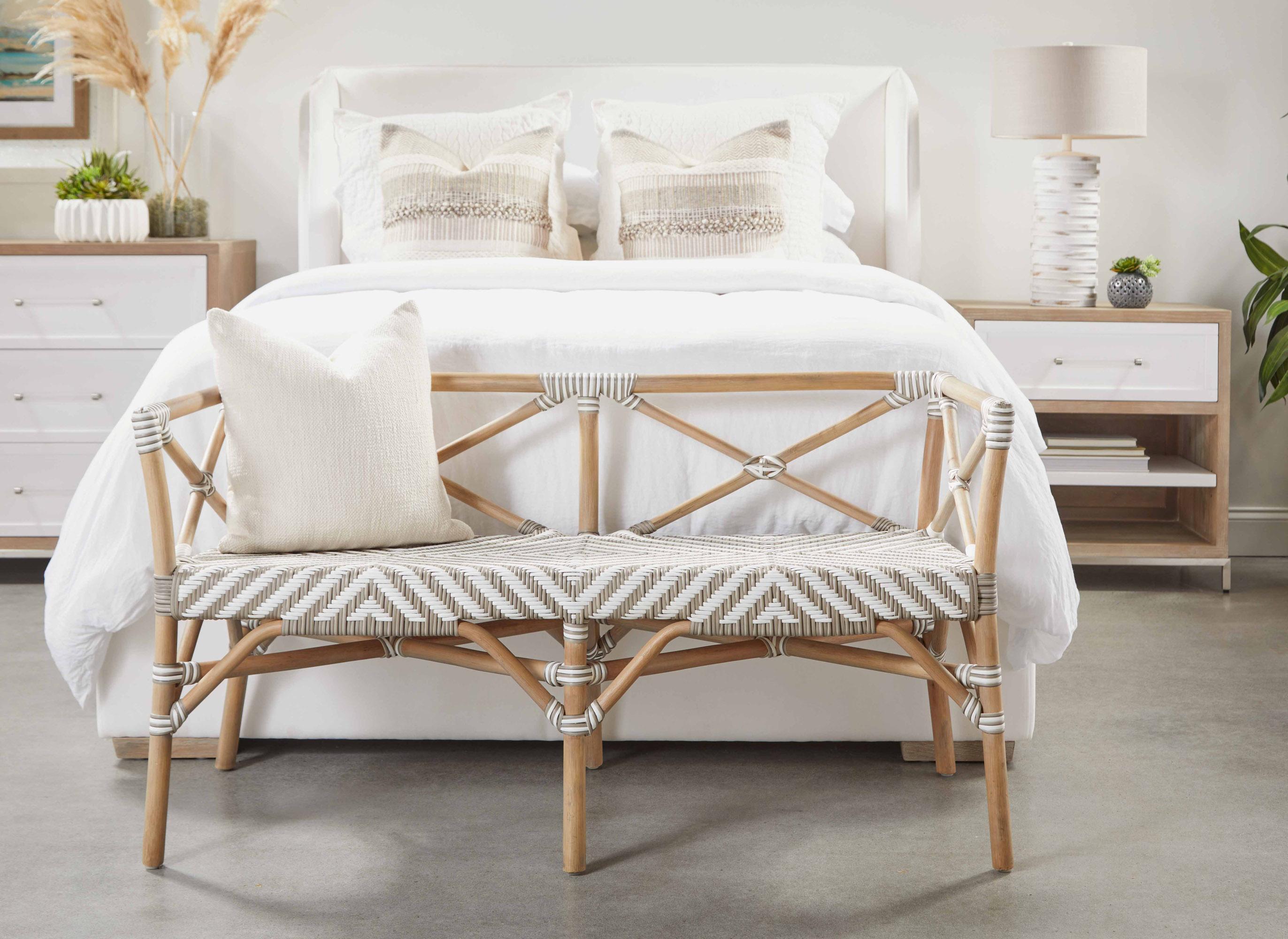 Upholstered standard king bed deals